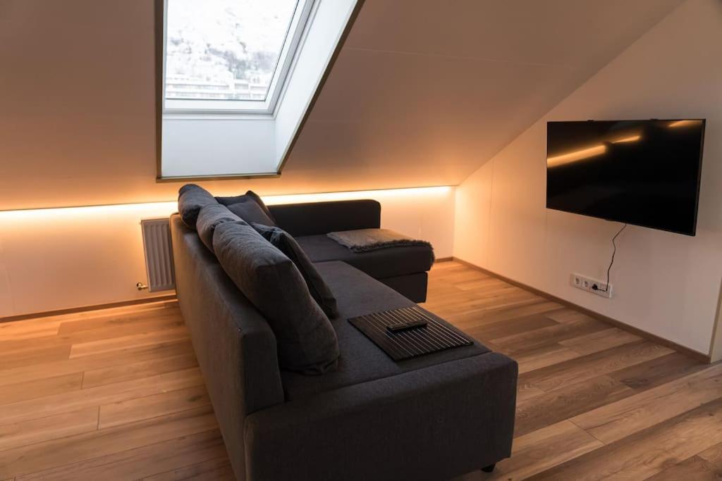 Scenic Penthouse - Ocean View & Skylight Windows Lägenhet Siglufjordur Exteriör bild