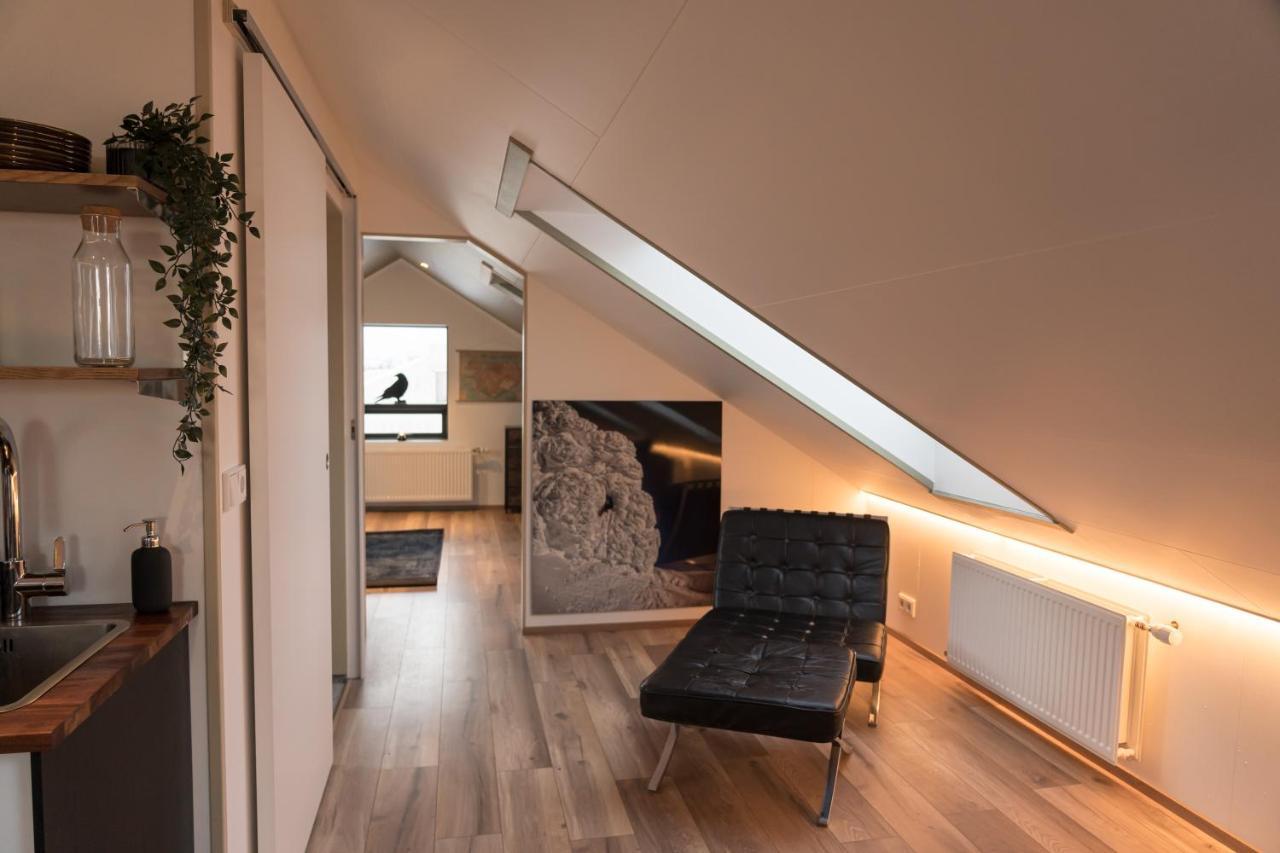 Scenic Penthouse - Ocean View & Skylight Windows Lägenhet Siglufjordur Exteriör bild
