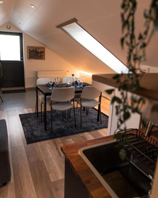 Scenic Penthouse - Ocean View & Skylight Windows Lägenhet Siglufjordur Exteriör bild